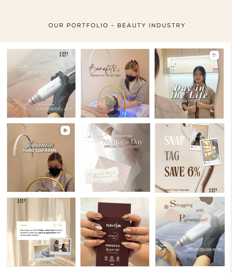 TwelveB client work — social media content design