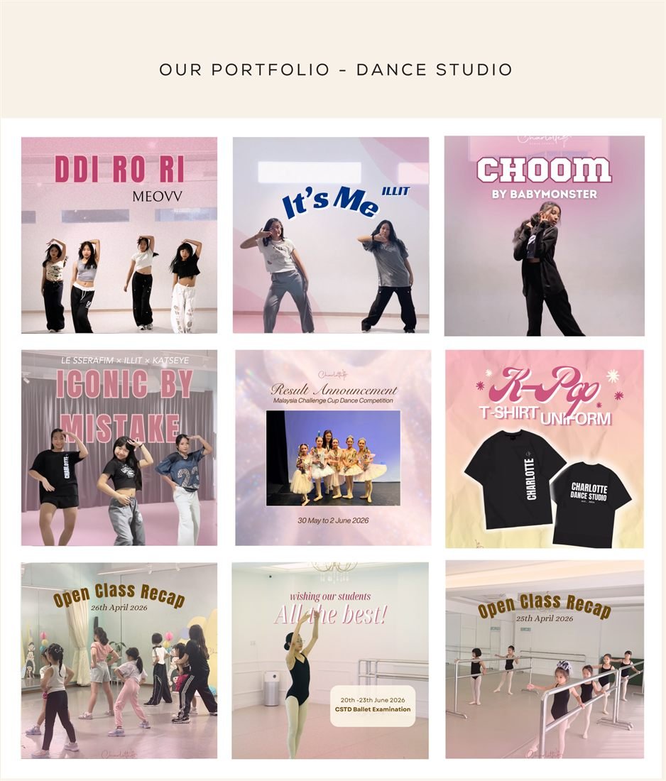 TwelveB client work — social media content design
